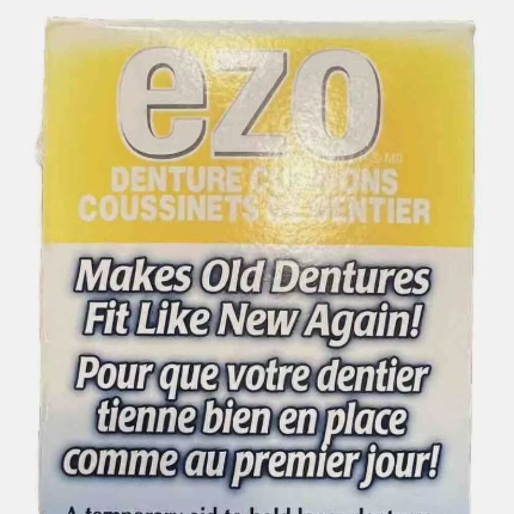 Ezo Denture Cushions 12 Upper Heavy New Discontinued HTF